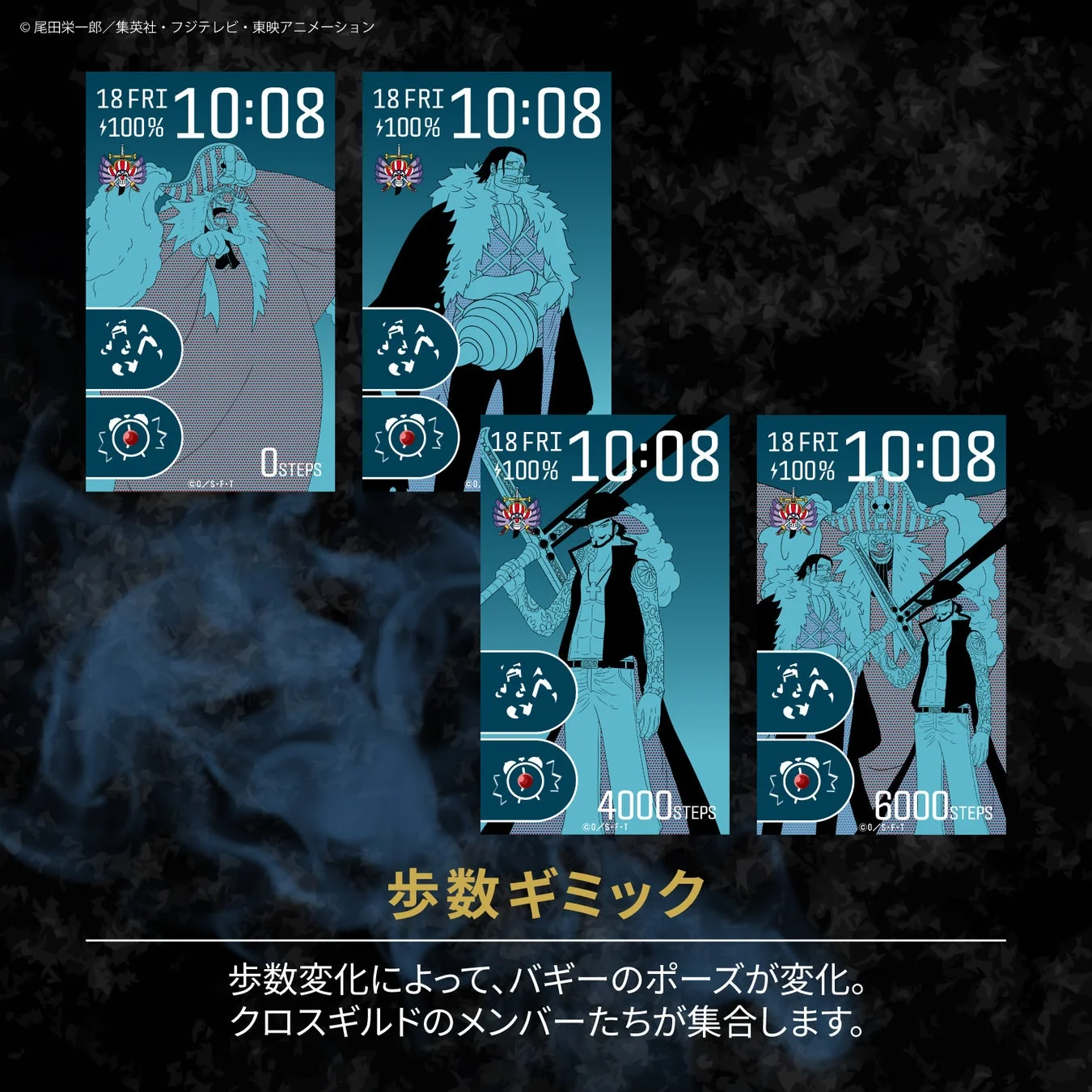 バギーモデルの歩数ギミック