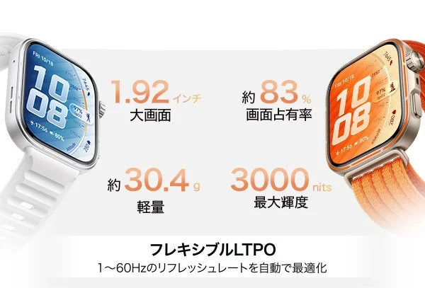HUAWEI WATCH FIT 5 Proのディスプレイ情報