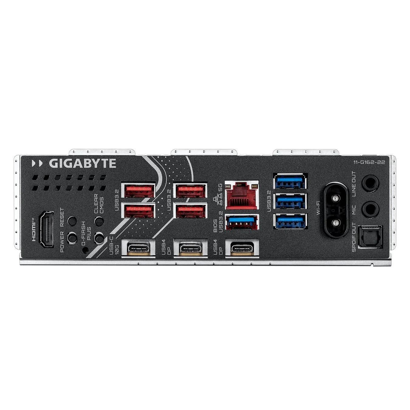 GIGABYTE X870E EAGLE X3D WIFI7 バックパネル
