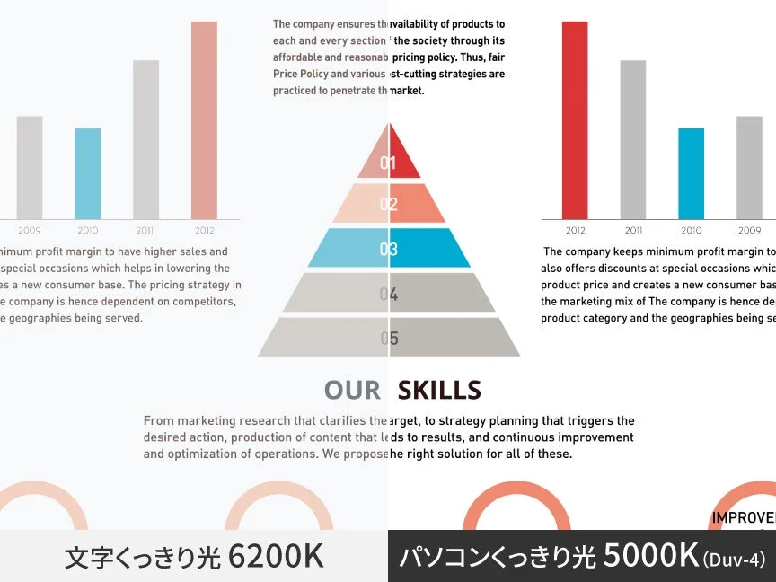 パソコンくっきり光の説明
