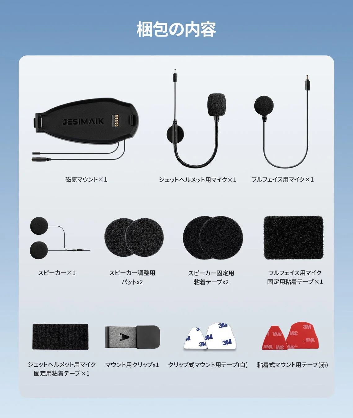 梱包の内容