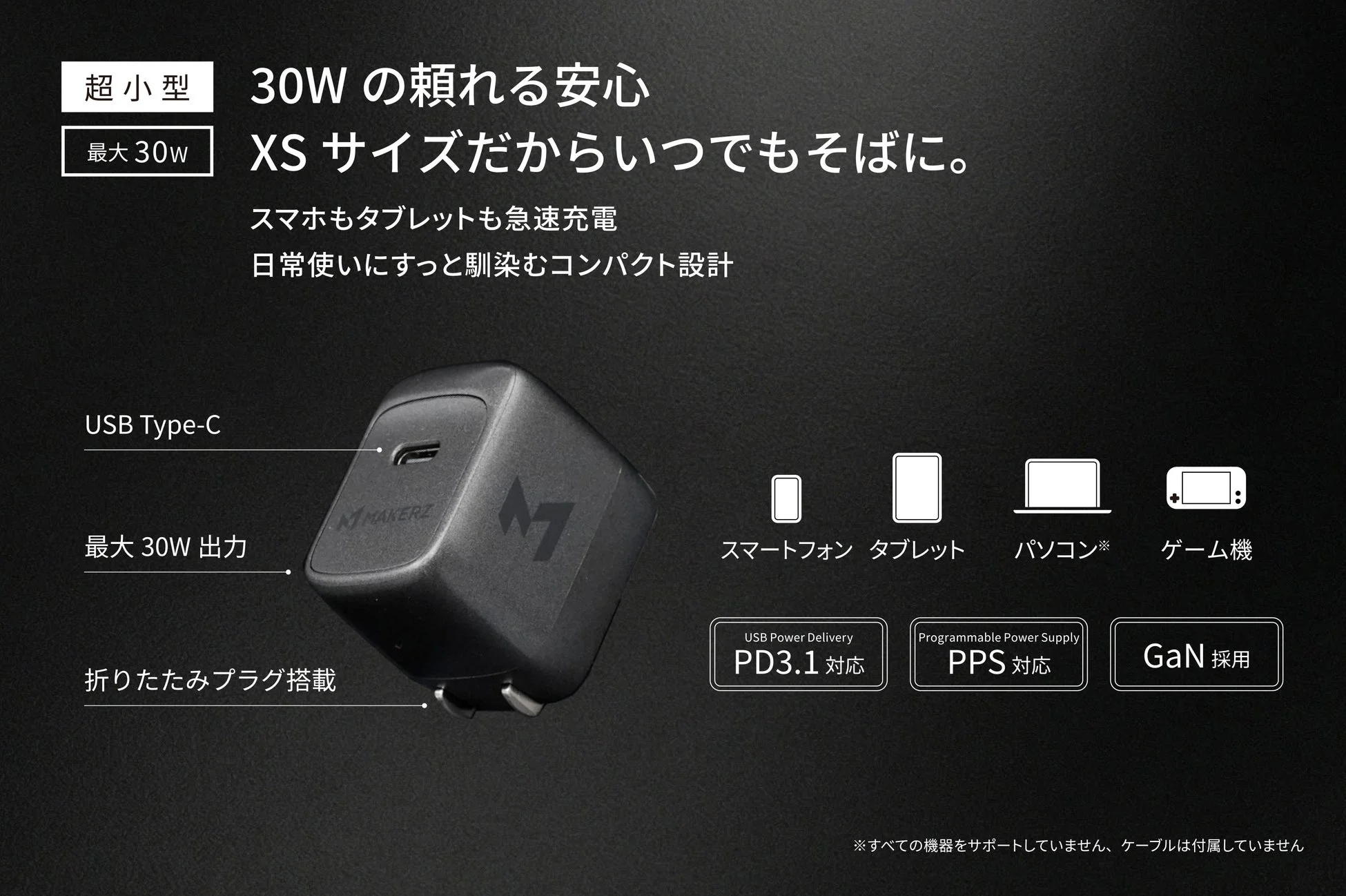 超小型最大30W出力