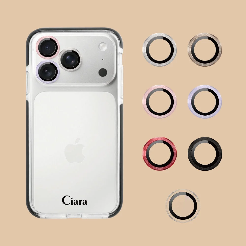 Ciaraから新登場!シンプル&スタイリッシュな「カメラレンズガラスカバー」でスマホを自分色に