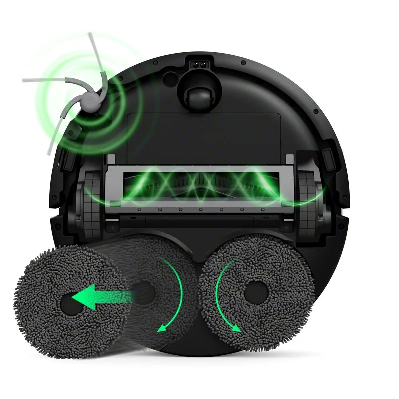 ロボット掃除機の裏側の清掃機能
