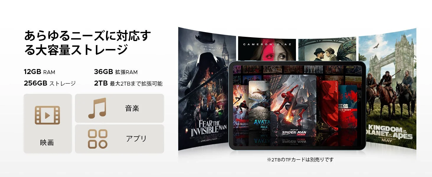 あらゆるニーズに対応する大容量ストレージ