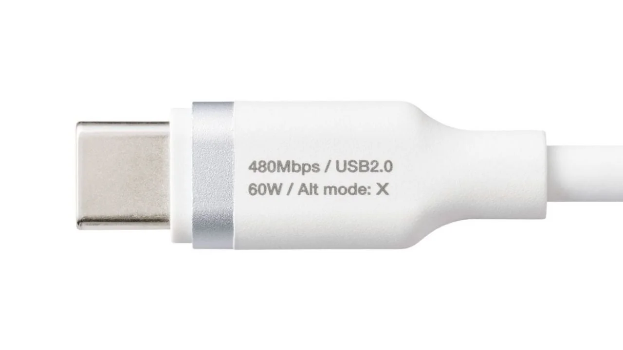 USB Type-Cケーブルのコネクタ部