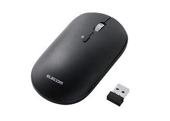 黒いワイヤレスマウス