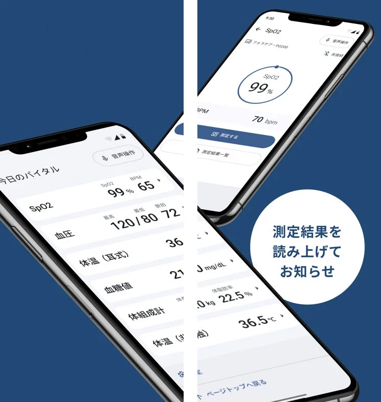 視覚障害者の健康管理を革新！音声読み上げアプリ「きこえるヘルス」提供開始