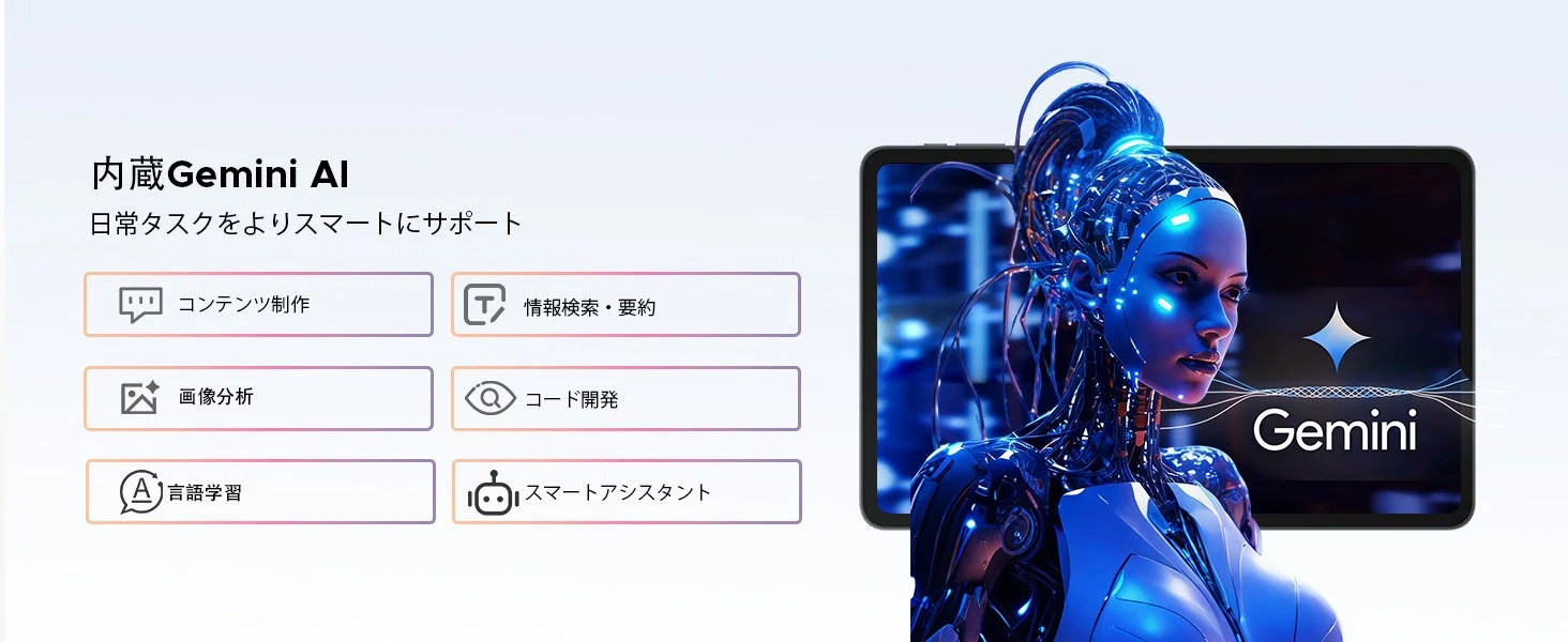 POCKAM P12PROのGemini AI