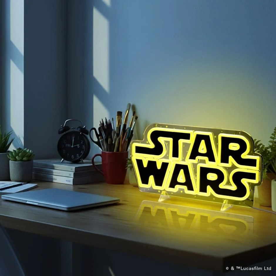 スター・ウォーズ ネオンライト 点灯