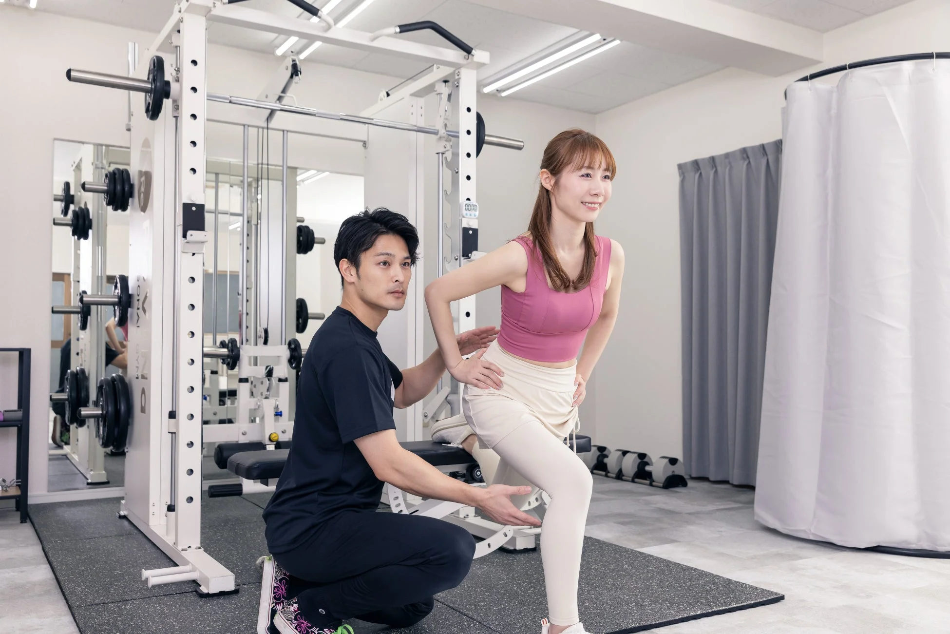 トレーニング姿勢の指導