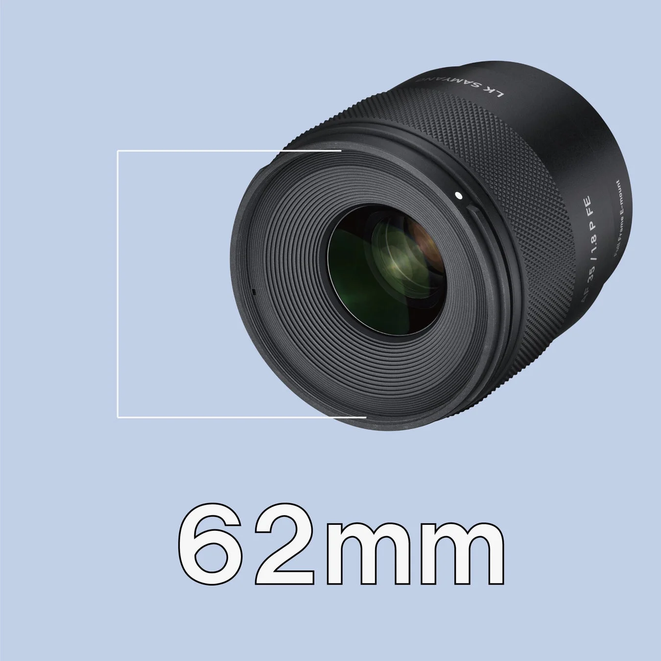 AF 35mm F1.8 P FE - Filter Size