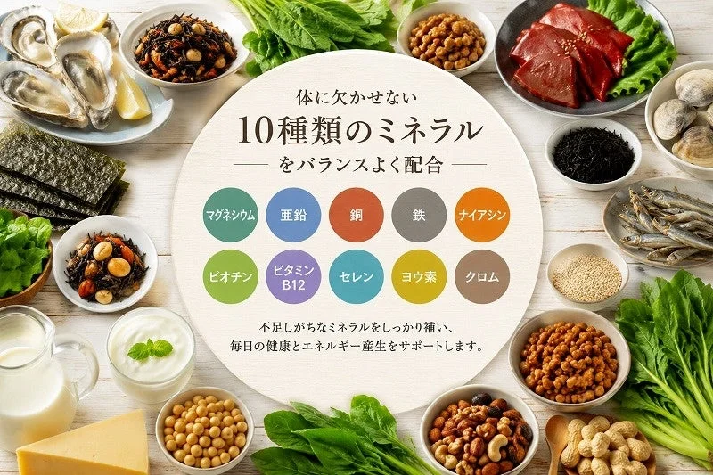 10種類のミネラル