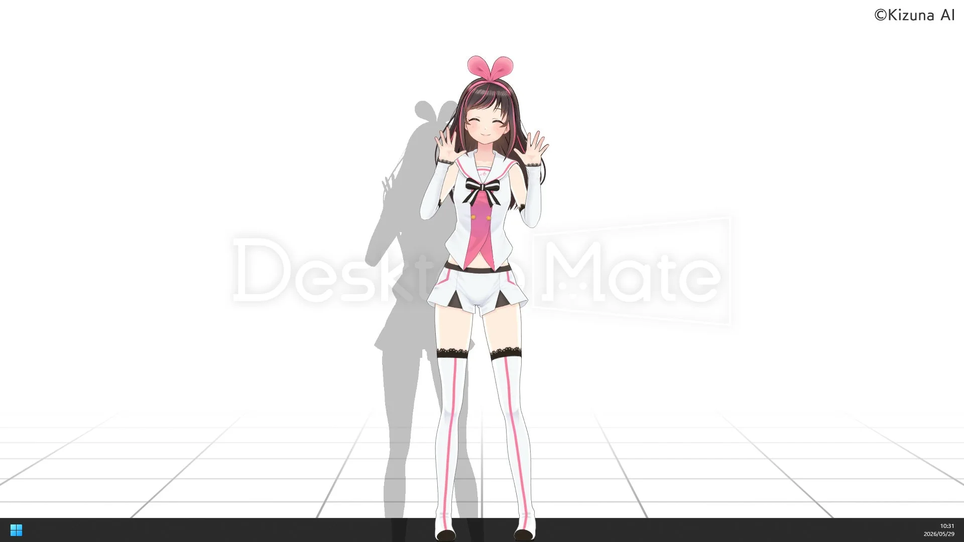 Kizuna AI 笑顔で手を振る