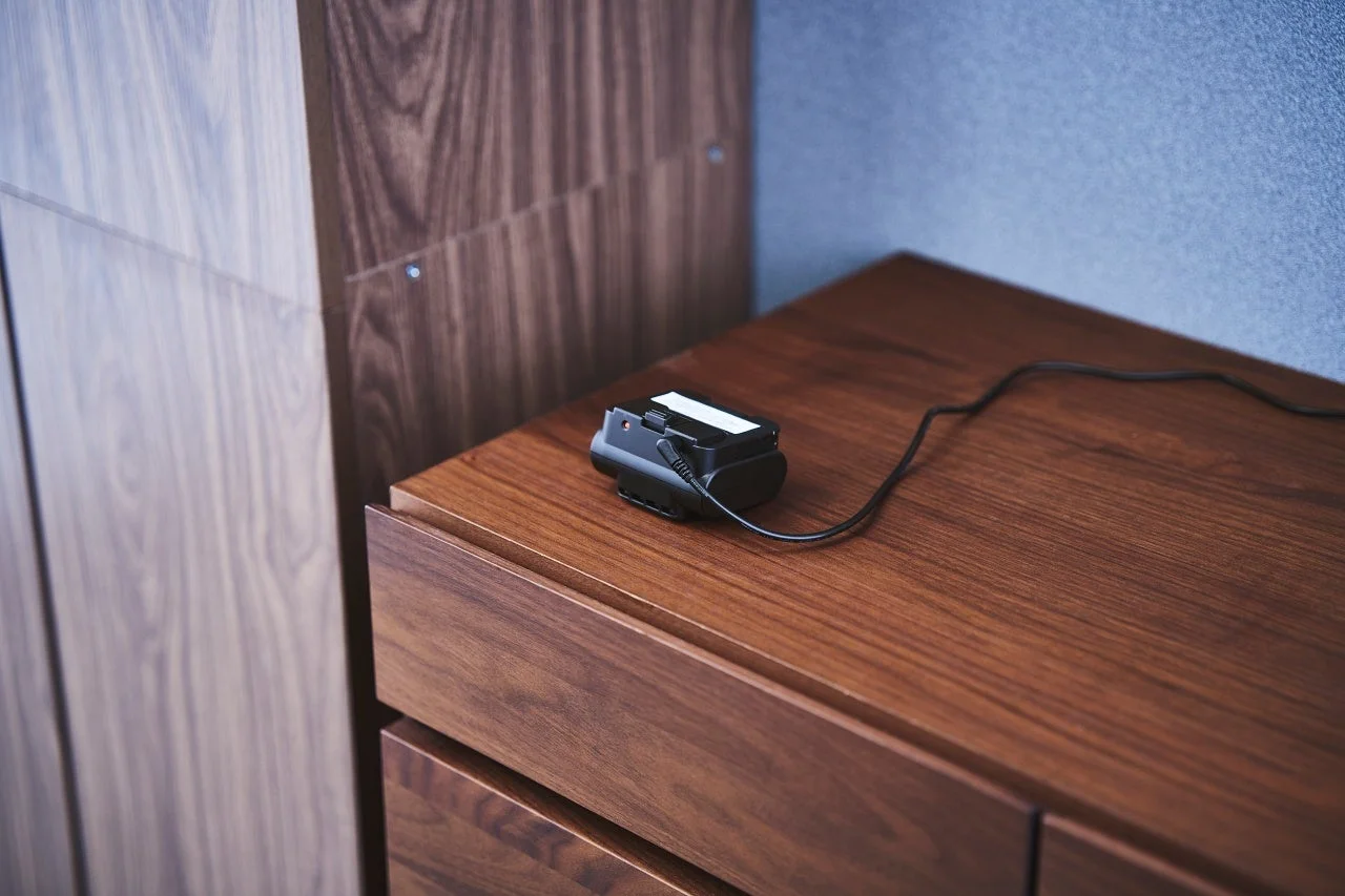充電中のバッテリー