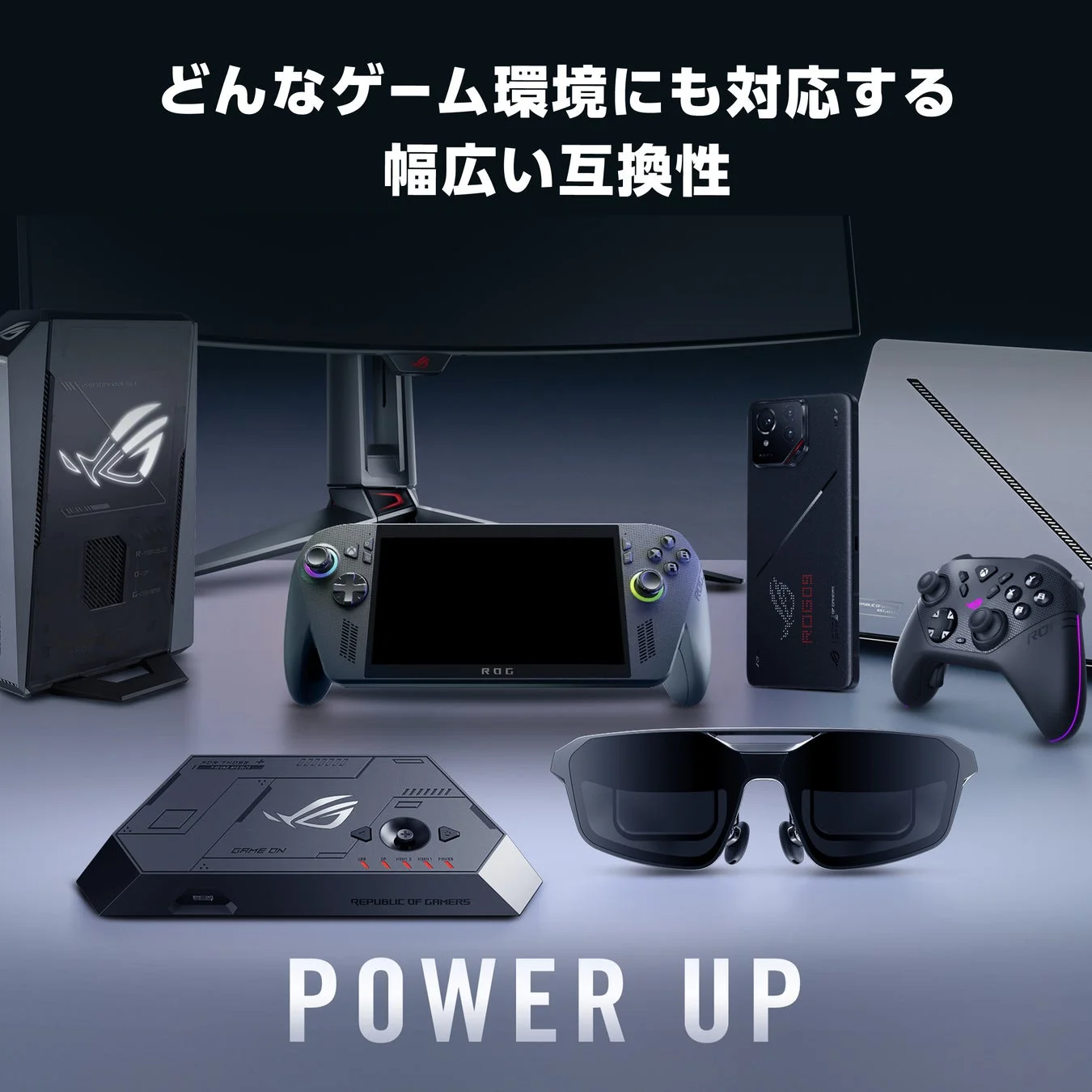 ROG Control Dockと様々なゲーミングデバイス