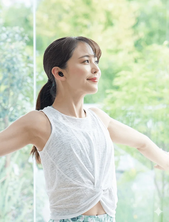 フィットネス中の女性