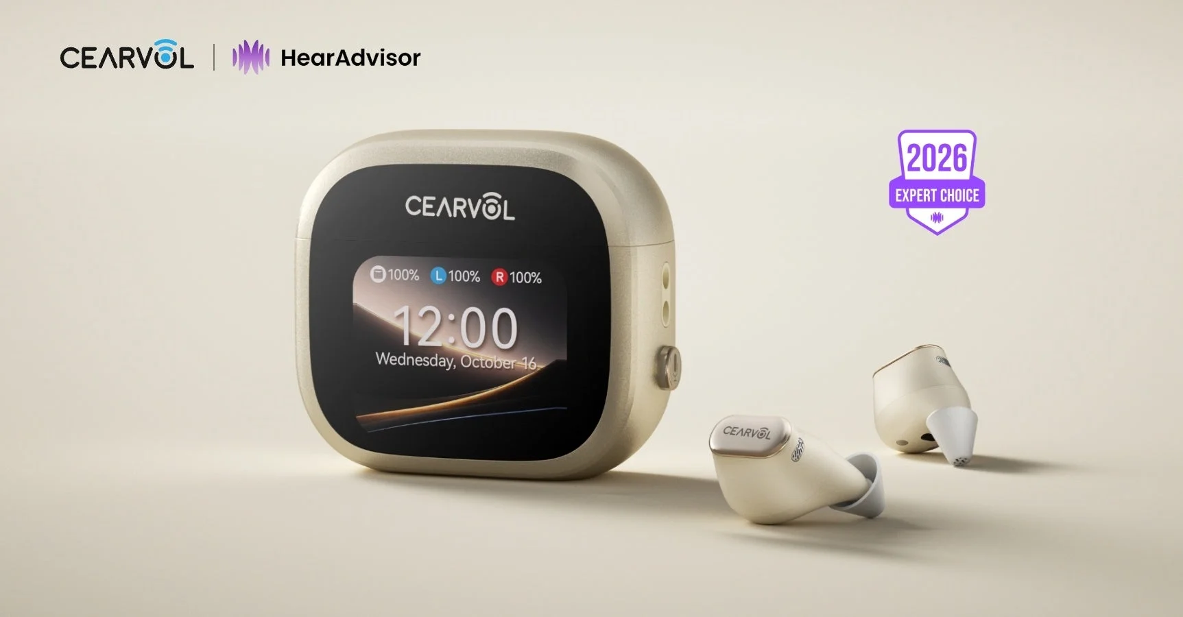 Cearvolのスマート集音器「Cearvol Wave」が米HearAdvisorの「Expert Choice 2026」を受賞！スマホ不要で自然な聞こえを実現