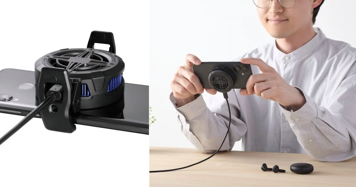 エレコム、最大-25℃冷却の2WAYペルチェ式スマホクーラーを新発売！動画視聴やゲーム中の発熱を強力抑制