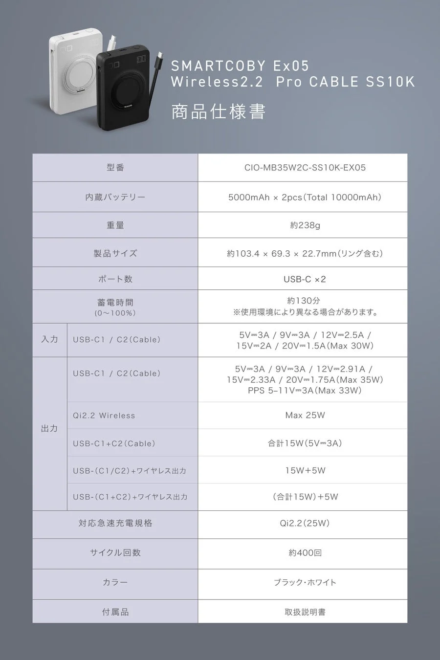 製品詳細仕様