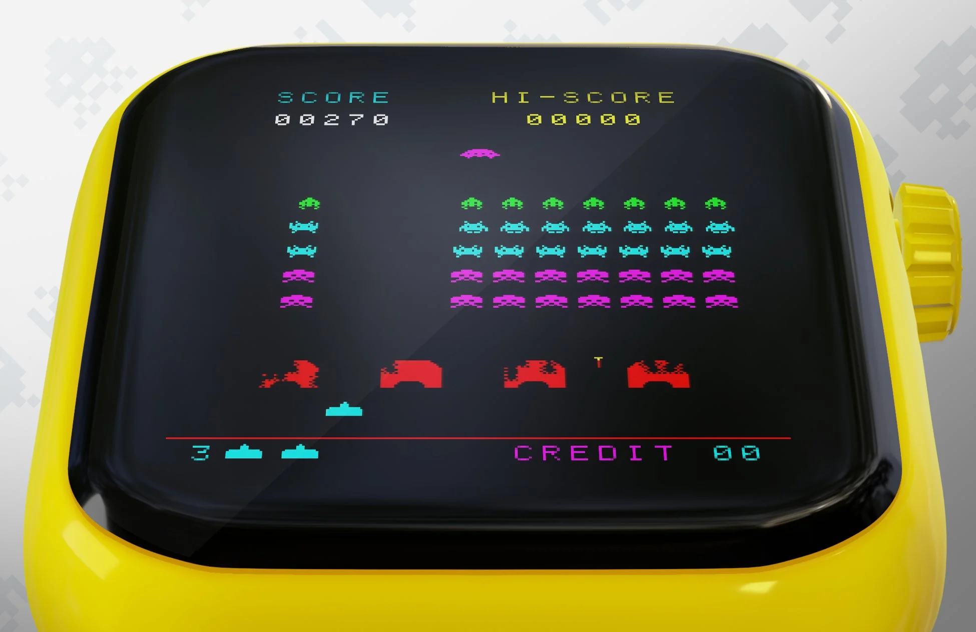 SCORE 00270 HI-SCORE 00000 3 CREDIT 00