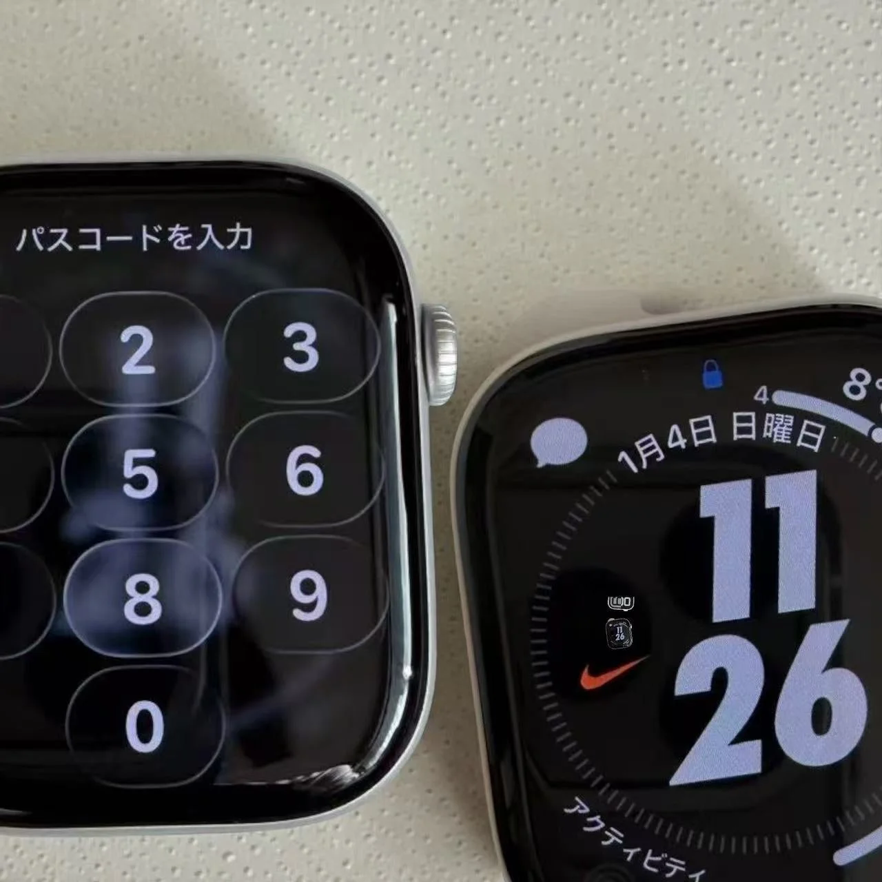 Apple Watchに装着されたイメージ