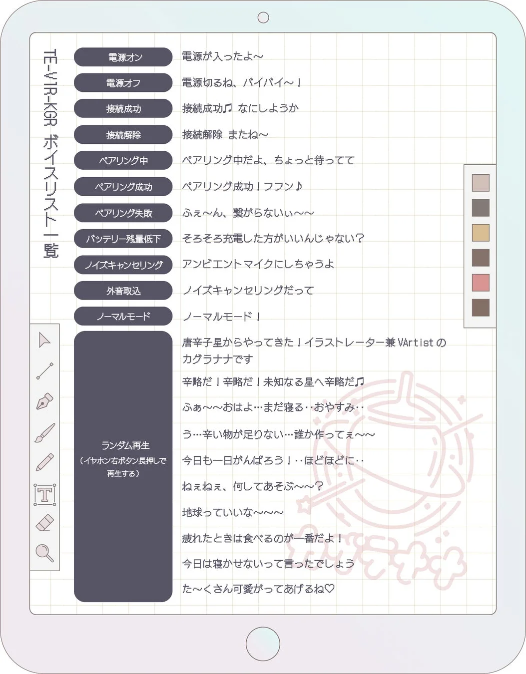 ボイスリスト