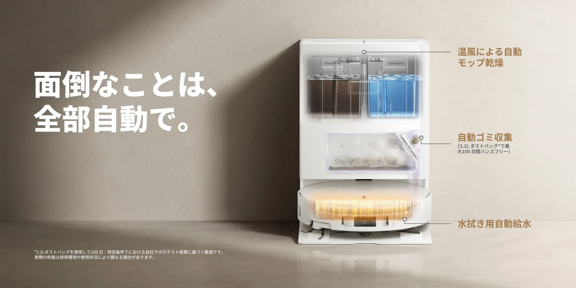 ベースステーションの全自動管理