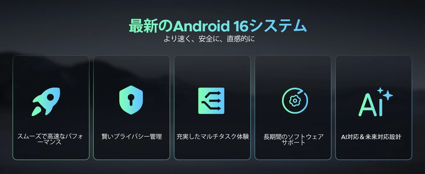 最新のAndroid 16システム