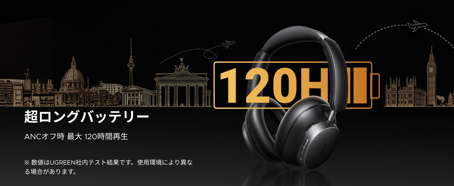 バッテリー時間、都市景観