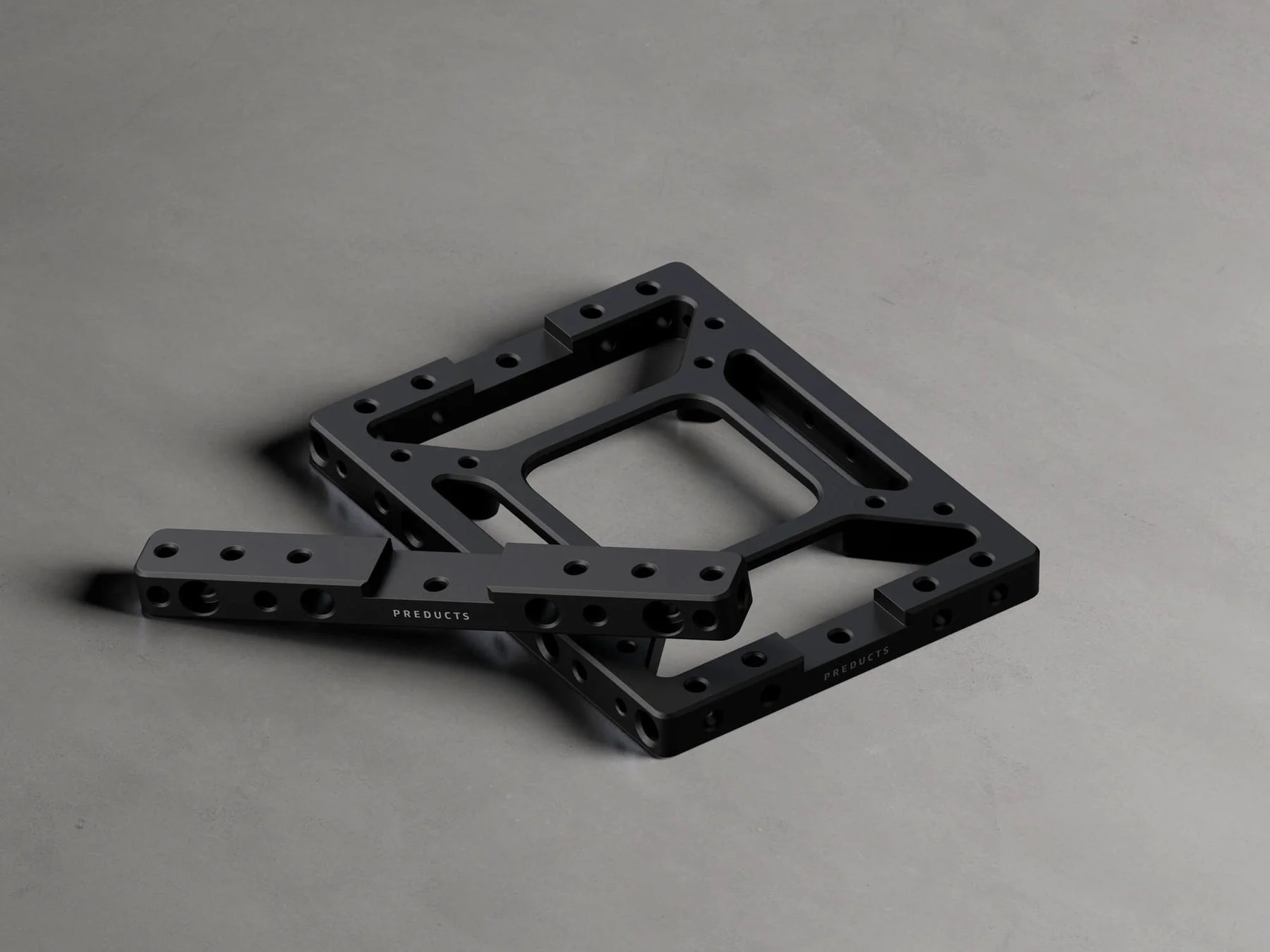 Core BlockとExtension Blockの金属部品