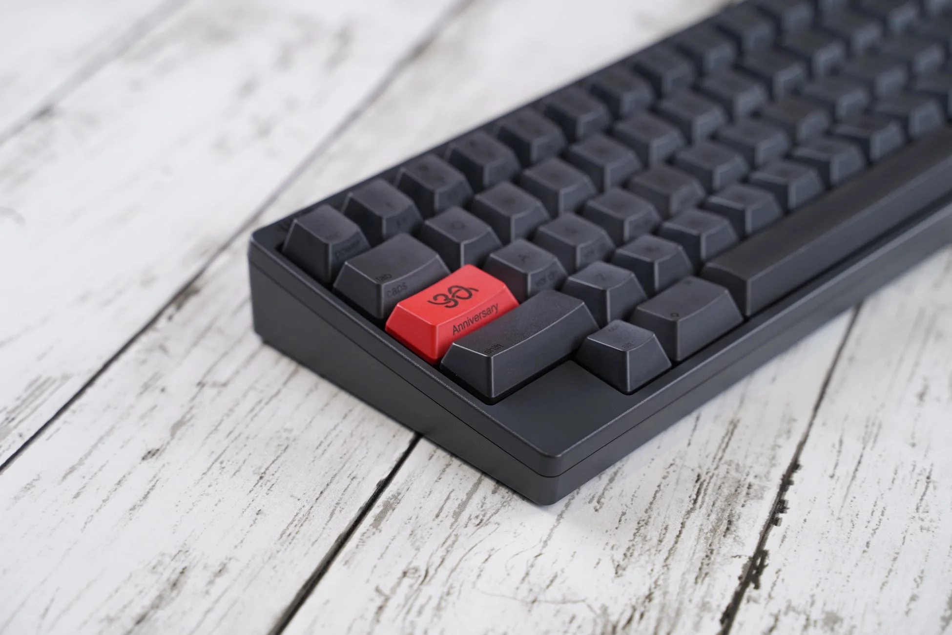 キーボードに装着された赤いControlキー