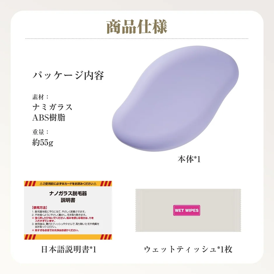 商品仕様とパッケージ内容