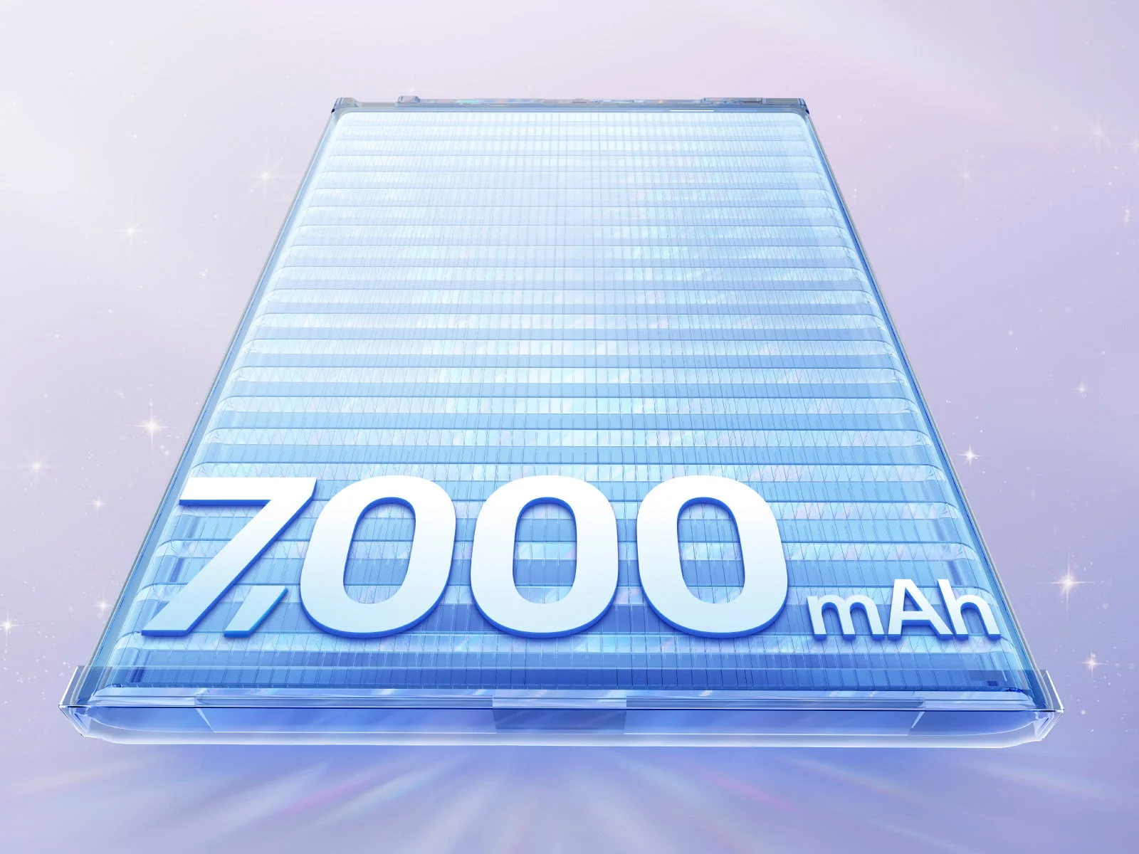 7000 mAhバッテリー