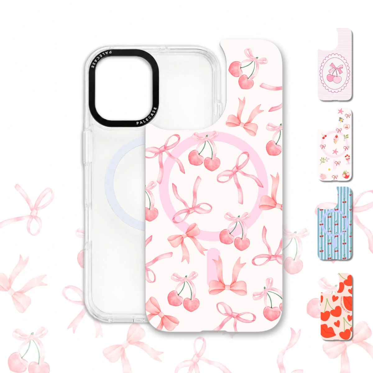 Design Plate リボンとさくらんぼ