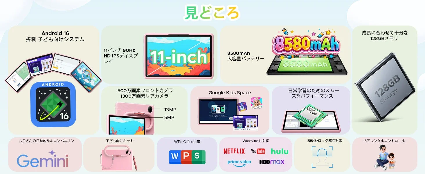 DOOGEE U11KID 製品仕様まとめ
