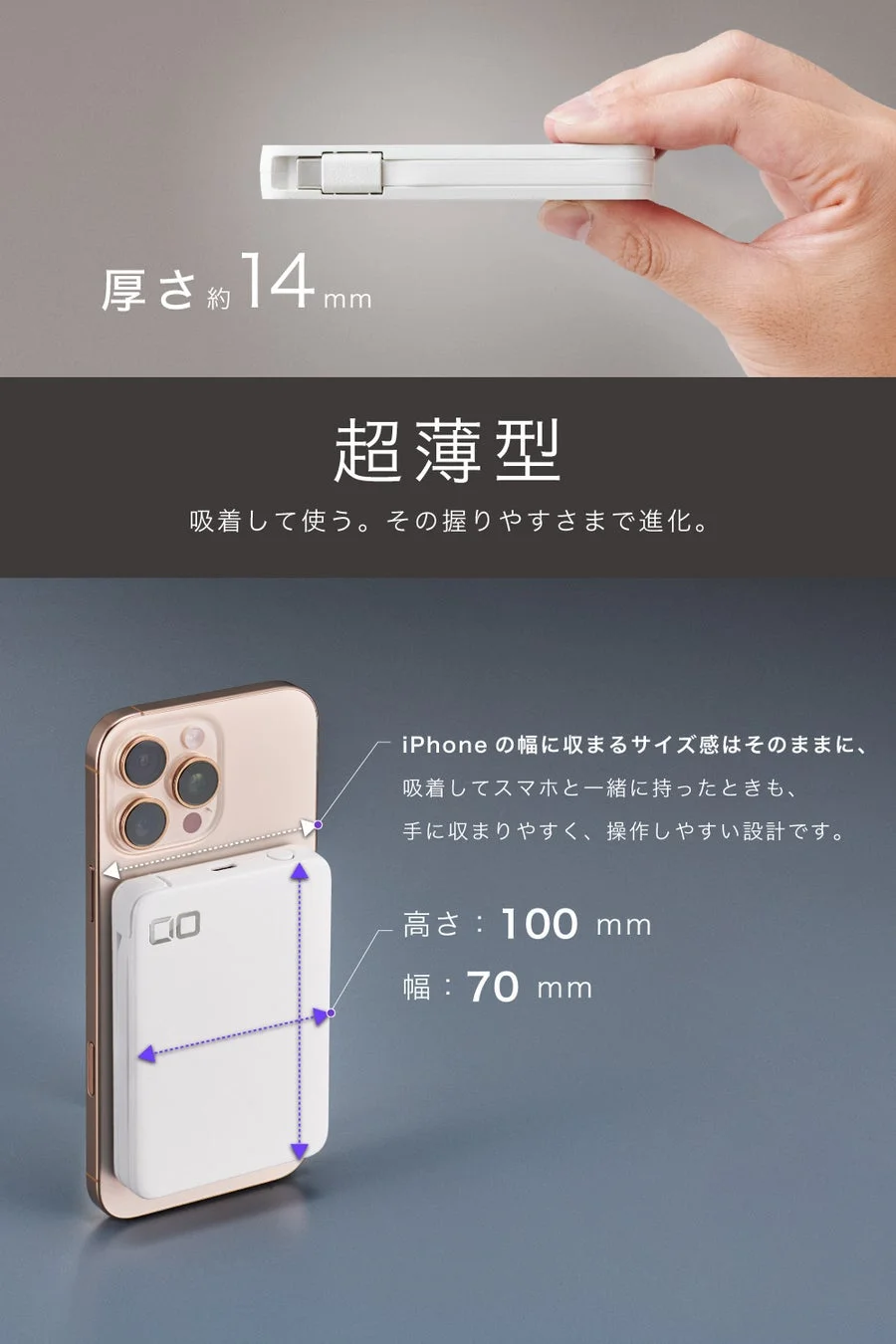 薄型設計