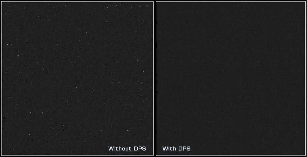 DPS機能の有無による画像比較