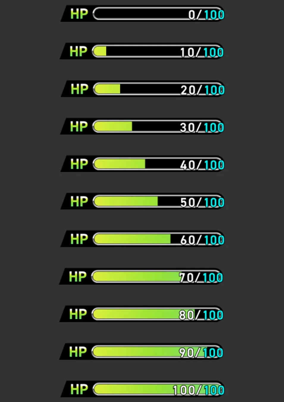 HPバーのイメージ