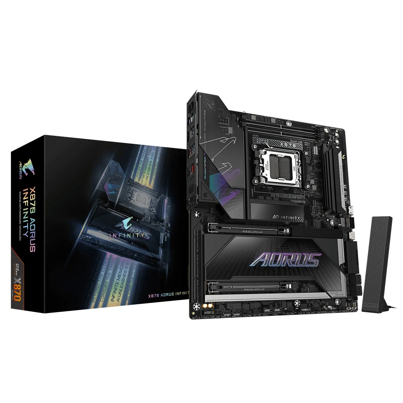 GIGABYTE、40周年記念「X870 AORUS INFINITY」マザーボードを7月17日発売！限定QUOカードキャンペーンも