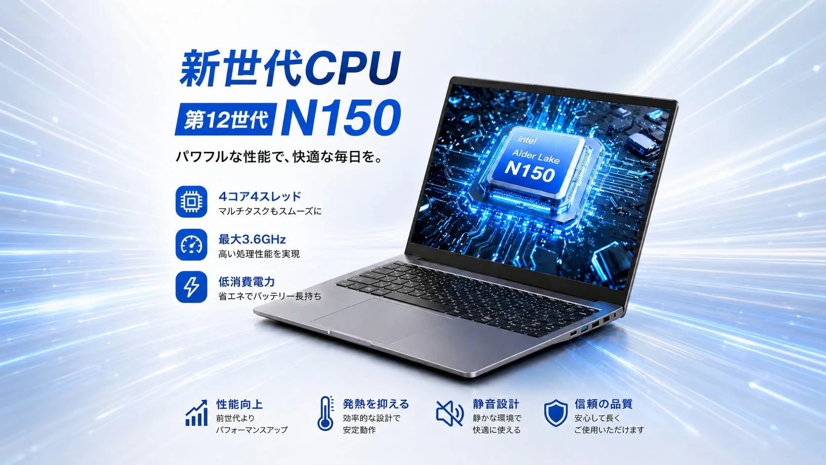 第12世代Intel N150 CPU