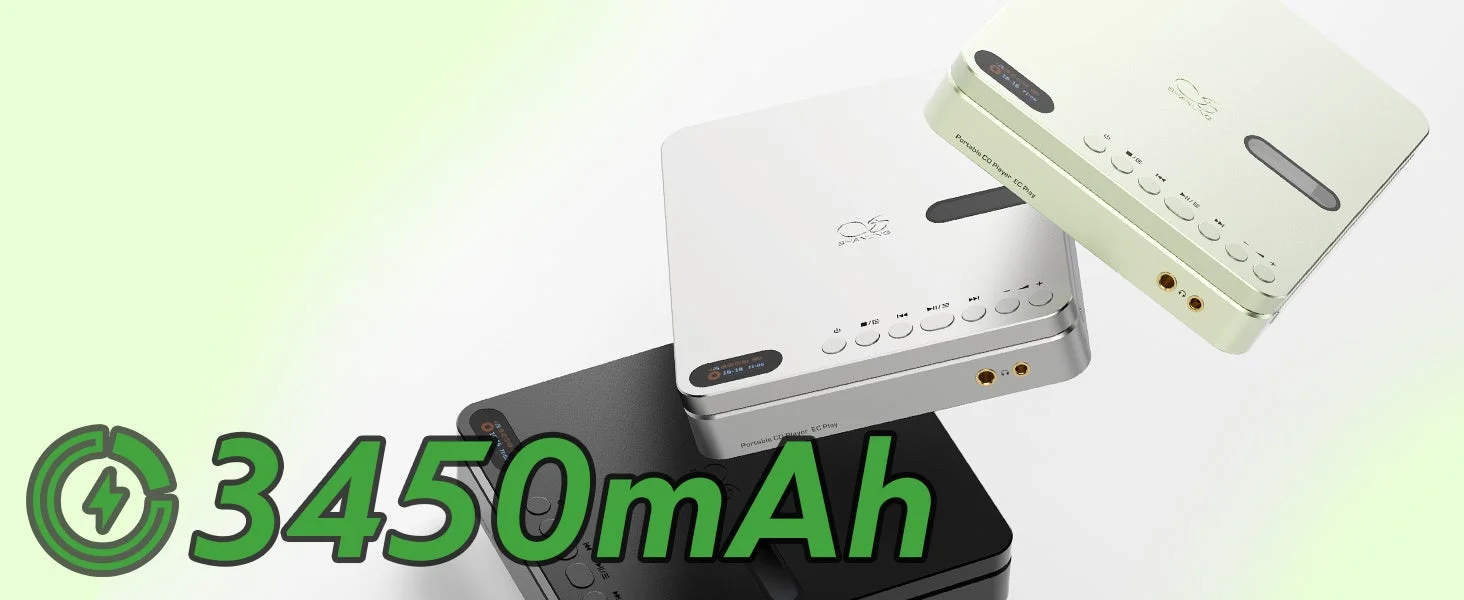 SHANLING ポータブルCDプレーヤーとバッテリー容量