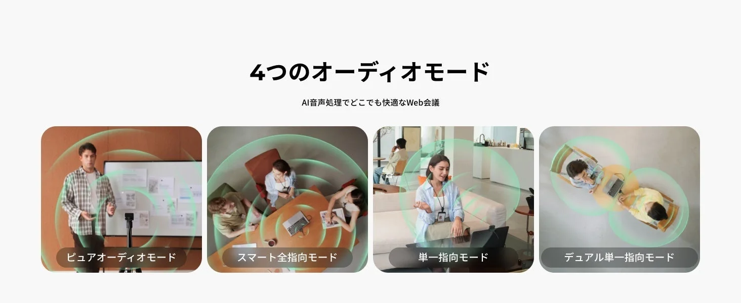 4つのオーディオモード