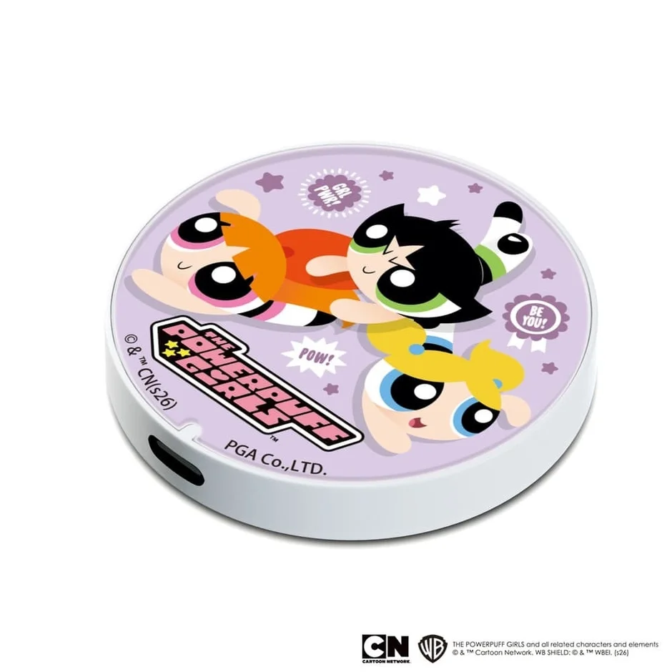 パワーパフガールズデザインの充電器
