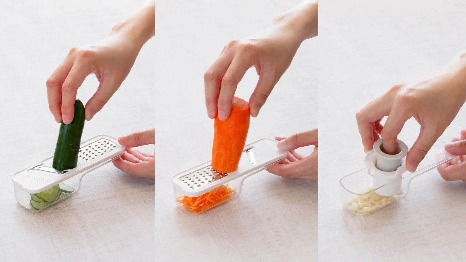 野菜を準備する様子