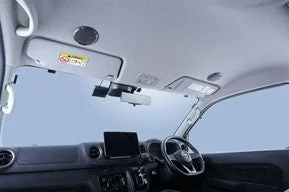 車内ダッシュボードとハンドル