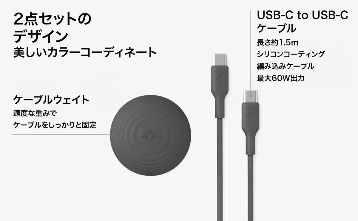 CableStayの製品特徴