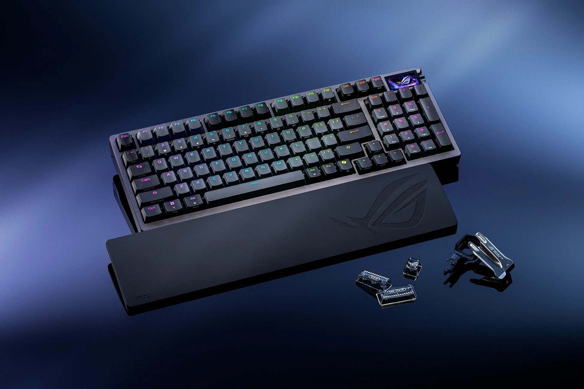 新発売!OLEDディスプレイ搭載8Kポーリングレート対応「ROG Azoth 96 HE Lite Gaming Keyboard」ブラックモデルが登場