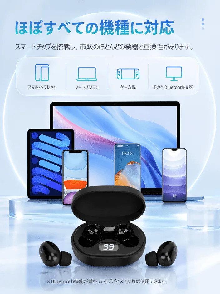 幅広い互換性を示す画像