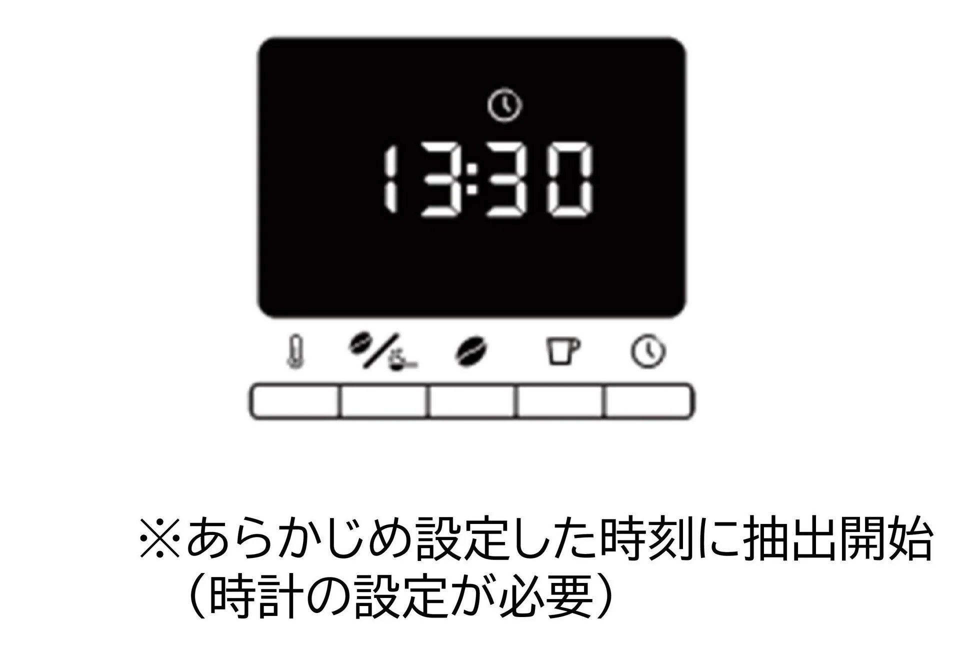 タイマー設定画面